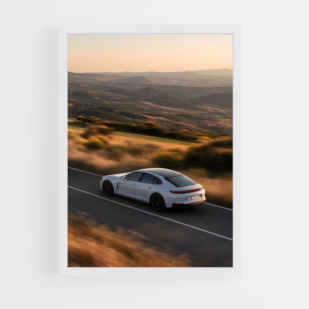 Poster Panamera turbo s élégant – affiche Porsche (vue 3)